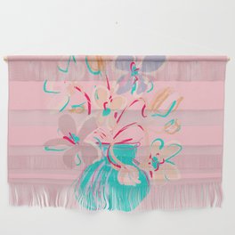 Modern abstract spring flowers  Wall Hanging