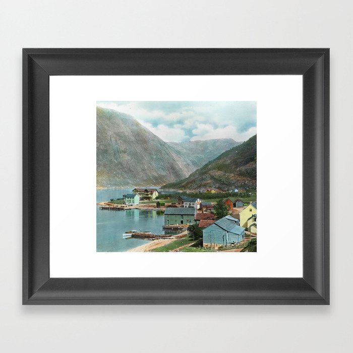 Colorful Norway 1915 Framed Art Print