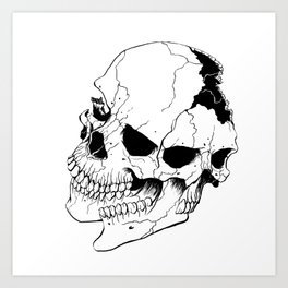 Skulls Art Prints Society6