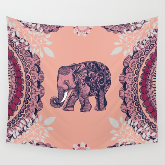 Bohemian Elephant Wall Tapestry