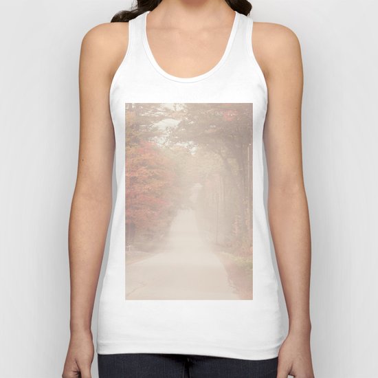 Foggy Autumn Day Unisex Tank Top