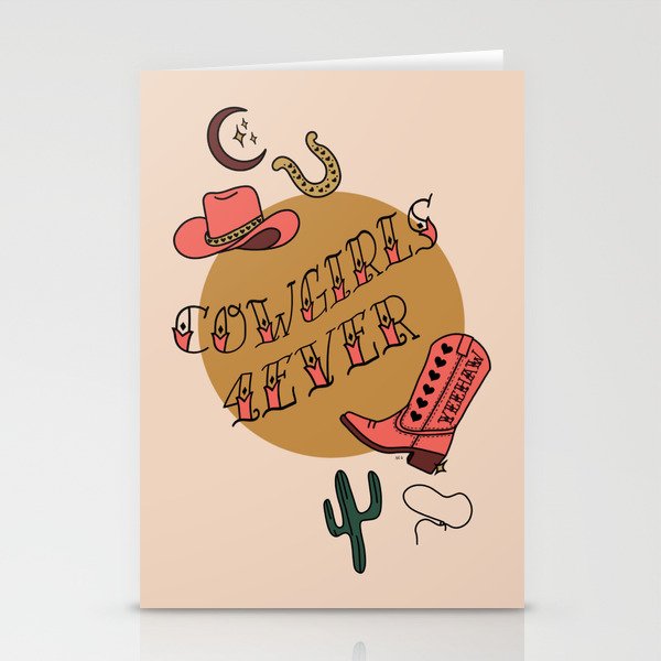 Cowgirls 4Ever | Western Aesthetic | Yeehaw Stationery Cards