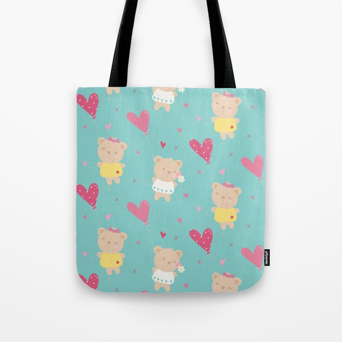 Amazing Bear Design Tote Bag