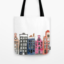 Amsterdam Canal Houses Tote Bag