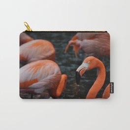 Flamingos in the rain Carry-All Pouch