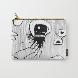 Flying squid made by ink-blot Carry-All Pouch