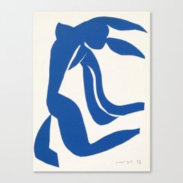 Nu Bleu - La Danse. La Chevelure. 1952. Henri Matisse Canvas Print