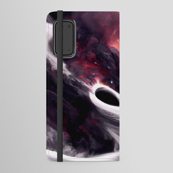 Planet falling in a black hole, 1 Android Wallet Case