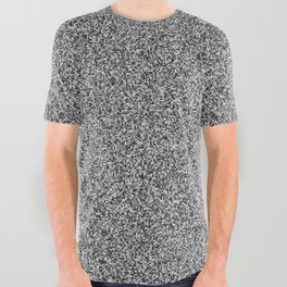 Grayscale Checkerboard All Over Graphic Tee