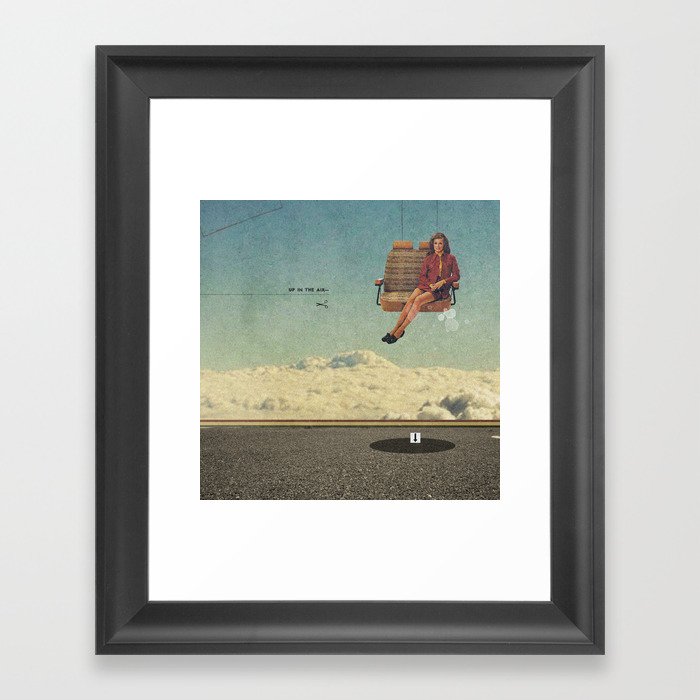 Up In The Air Framed Art Print