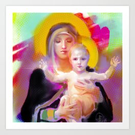 Our Lady Luminescence  Art Print