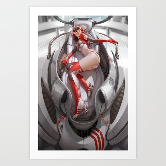 Pepper Robot II Art Print