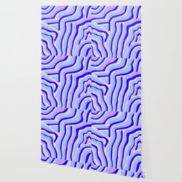 lavender zebra stripes Wallpaper