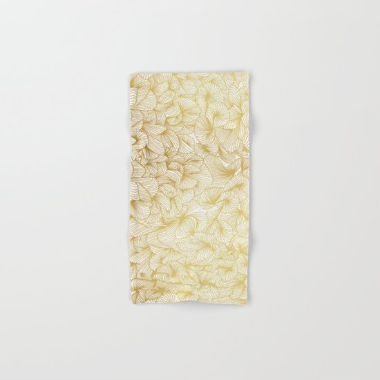 Gold Inklings Hand & Bath Towel