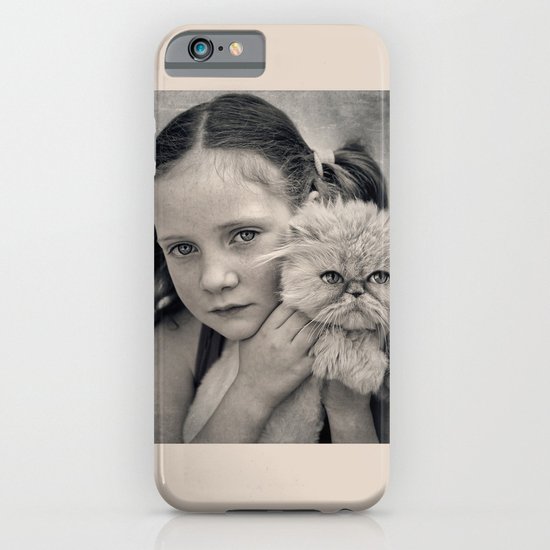 A Girl and her Cat iPhone & iPod Case