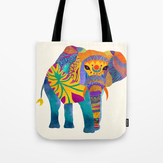 Whimsical Elephant Tote Bag