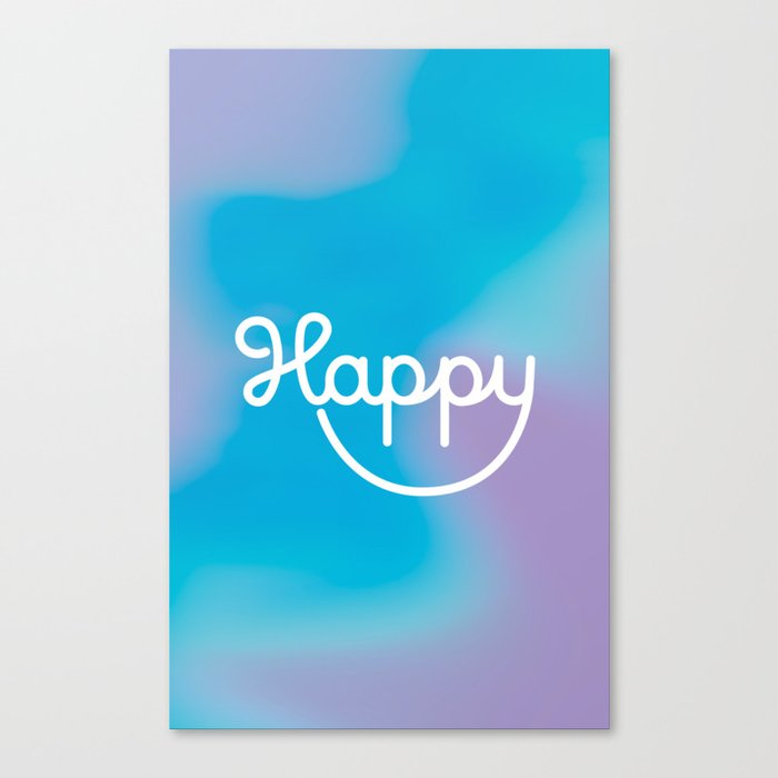 Happy  Canvas Print