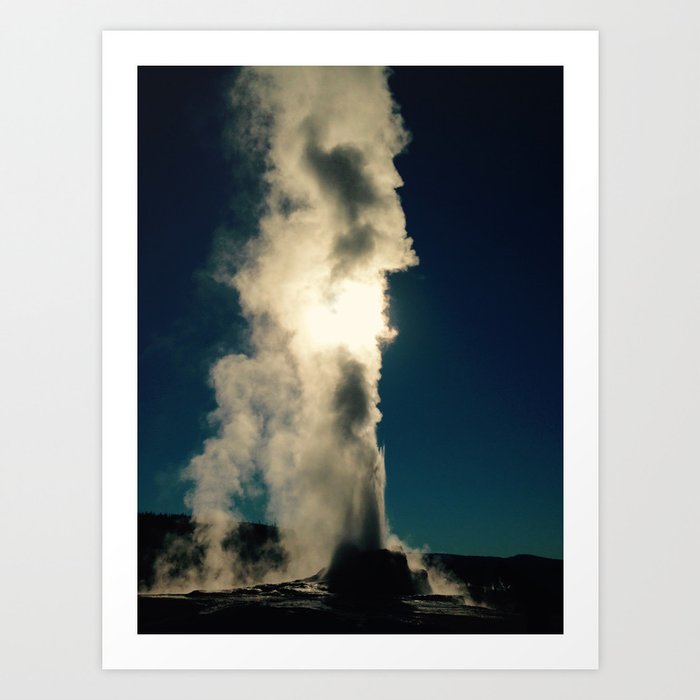 Another Geyser in the Sun Art Print