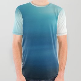 Underwater blue background All Over Graphic Tee