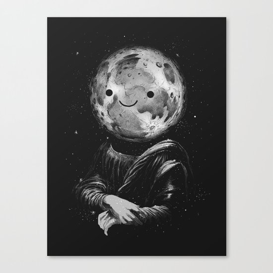 Moonalisa Canvas Print