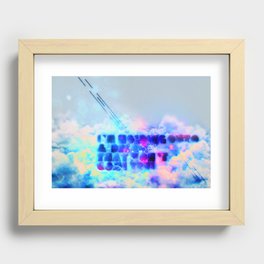 I'm holding onto a dream that won't come true Recessed Framed Print
