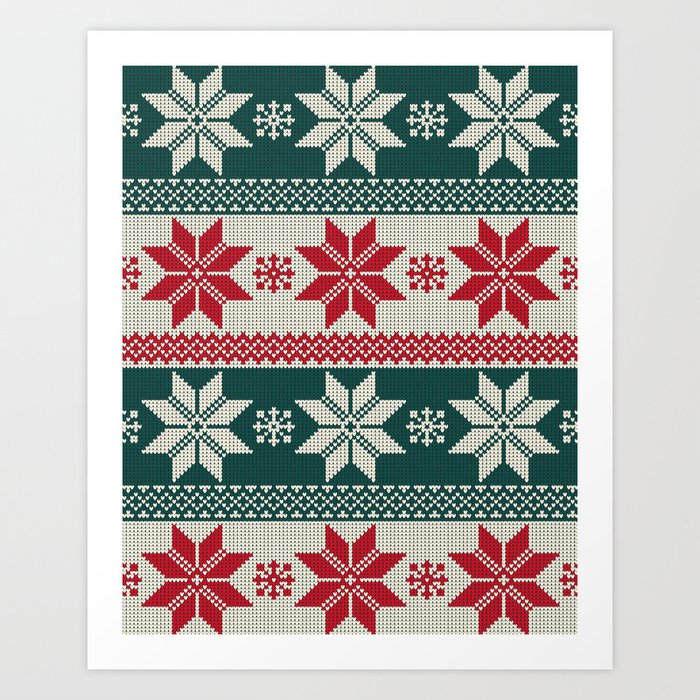 Fair isle snowflake discount sweater