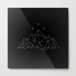 The Night Court insignia from A Court of Frost and Starlight Metal Print