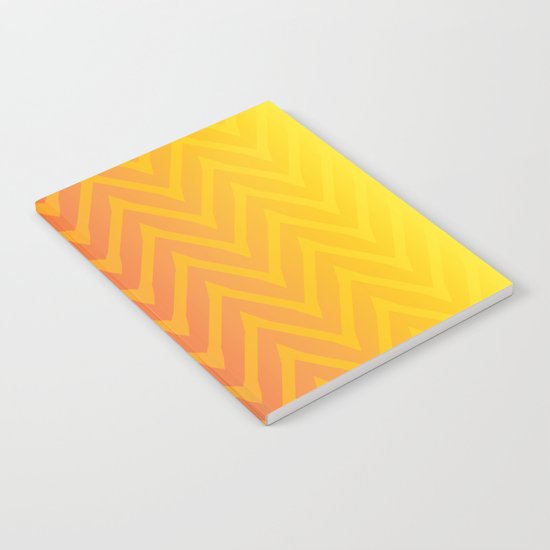 Warm Chevron Notebook