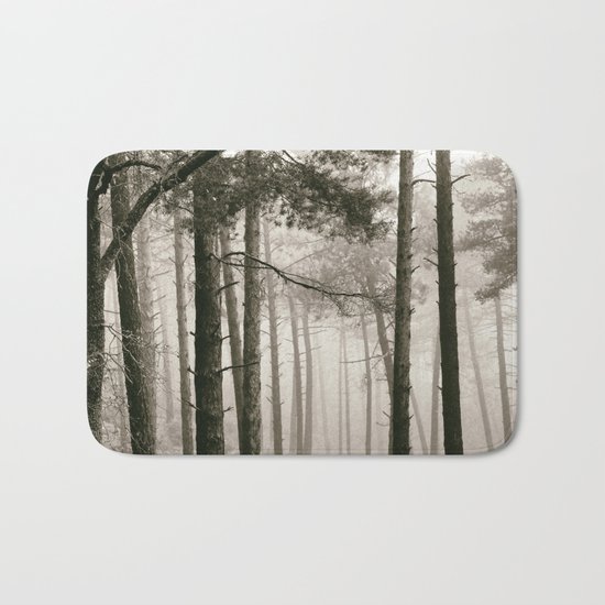 "Wandering". Into the woods.... Bath Mat