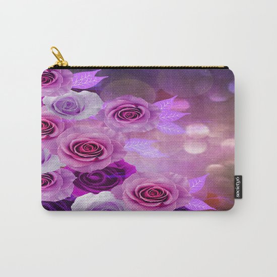 Rose Glow Abstract Carry-All Pouch