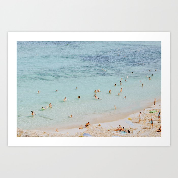 summer beach civii / spain Art Print