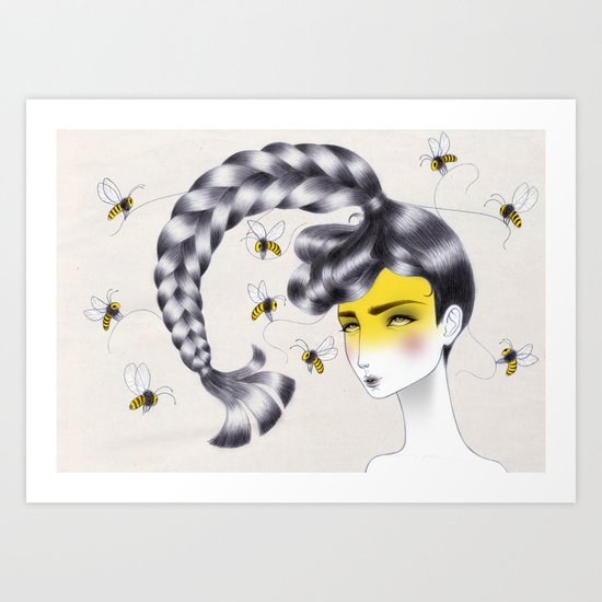 Bee Art Print