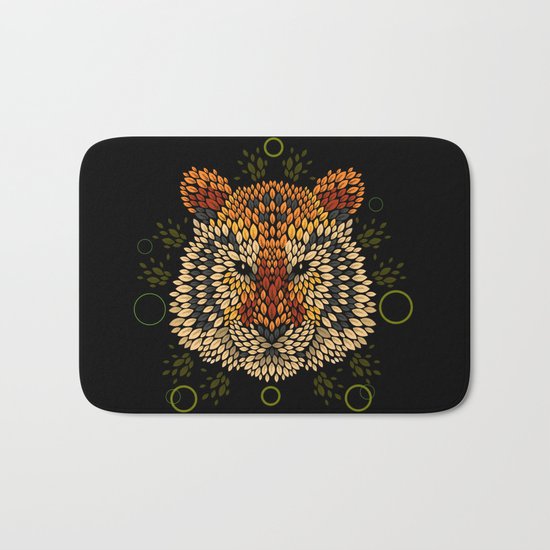 Tiger Face Bath Mat