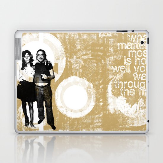 Walking Through Fire... Laptop & iPad Skin