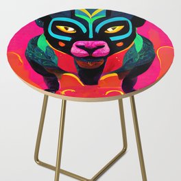 Mayan Panther Side Table