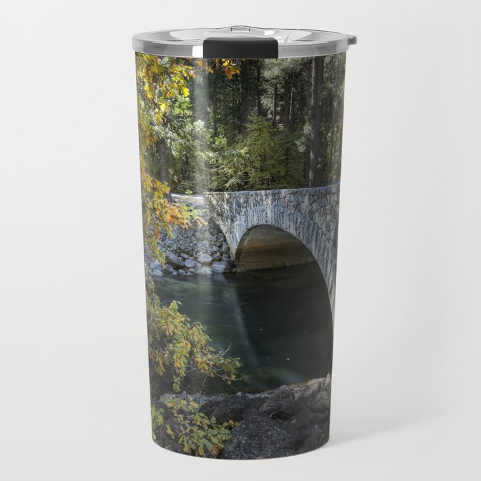 Pohono Bridge Fall Color / Yosemite National Park 10-20-18 Travel Mug