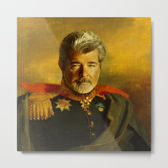George Lucas - replaceface Metal Print