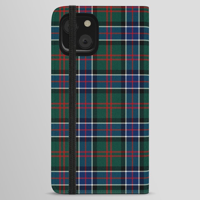 Clan Sinclair Hunting Tartan iPhone Wallet Case