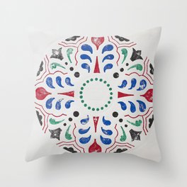 Budapest Hungary manhole cover print  Throw Pillow