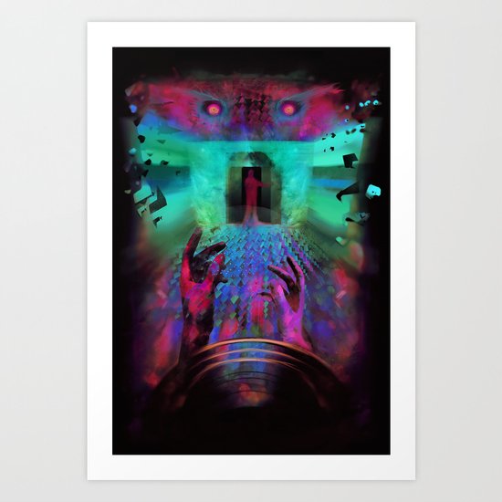 When the music's over Art Print
