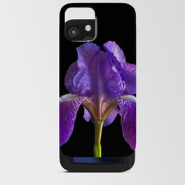 Purple Iris iPhone Card Case