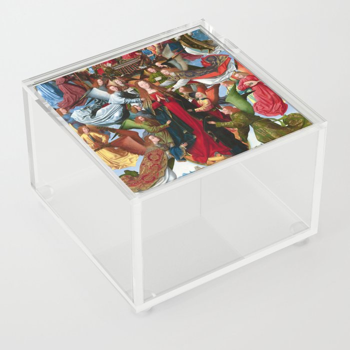 Virgin Mary, Queen of Heaven by Master of the Saint Lucy Legend Acrylic Box