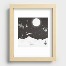 Space Recessed Framed Print