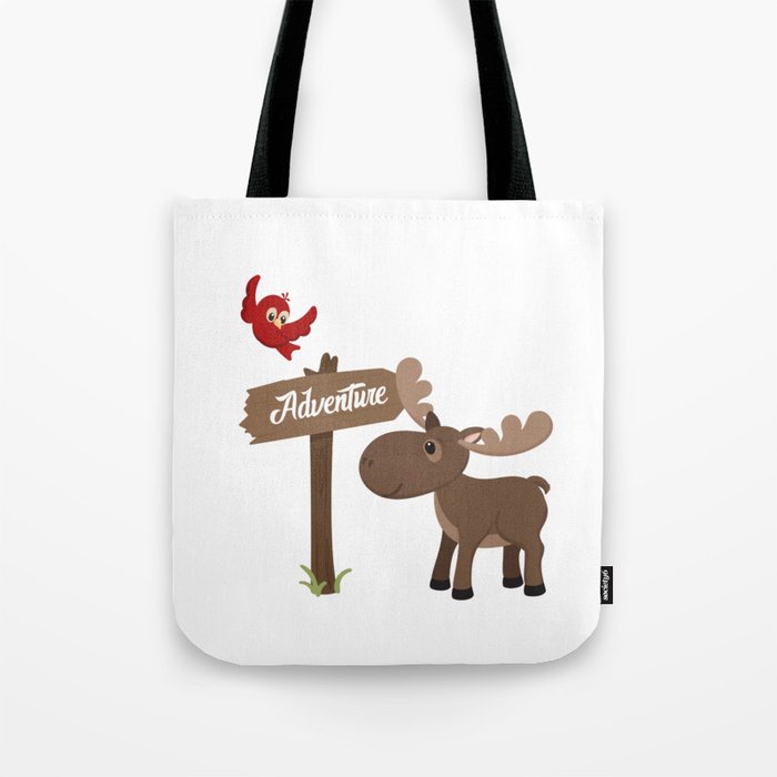 Cute adventure animals Tote Bag