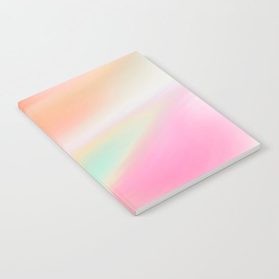 Digital painted texture illustration, pastel soft colors Notebook