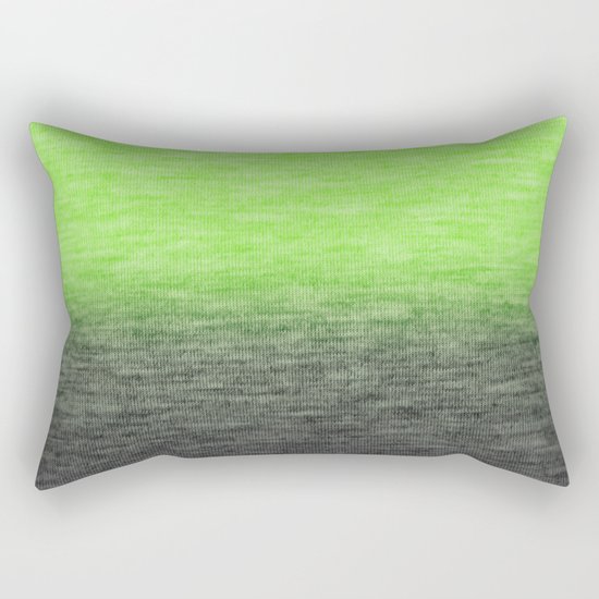 Ombre Lime Rectangular Pillow