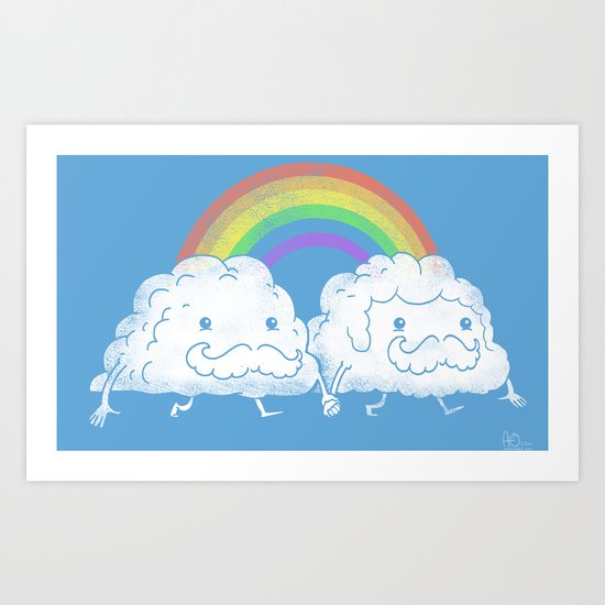 Proud Clouds Art Print