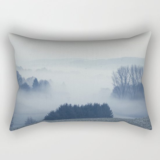 White Cover Rectangular Pillow