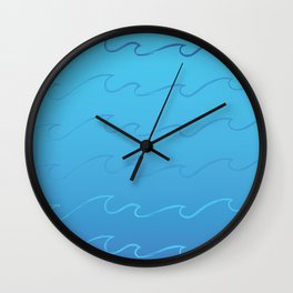 Ocean Waves Wall Clock