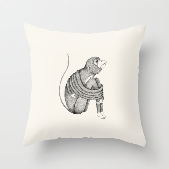 'Insecurity' Throw Pillow